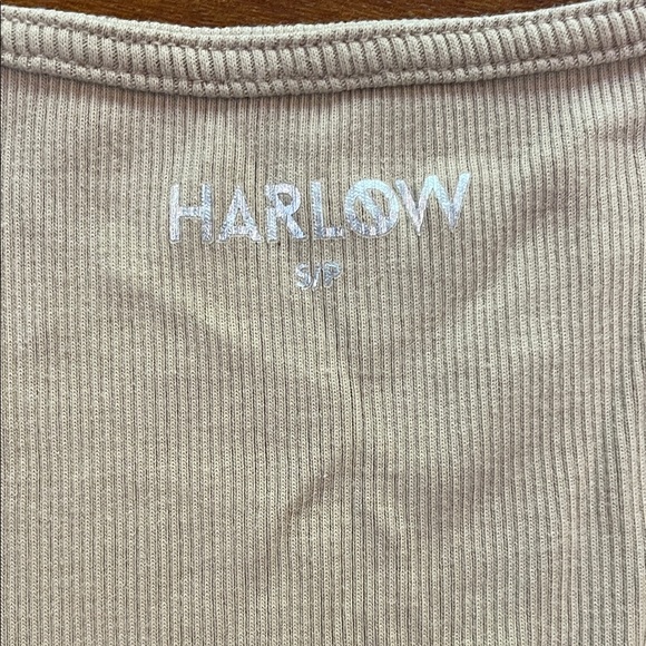Harlow Taupe Ruched Crop Top - Picture 2 of 4